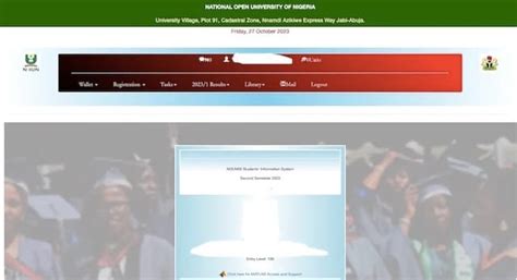 nouonline.net login portal|National Open University of Nigeria .